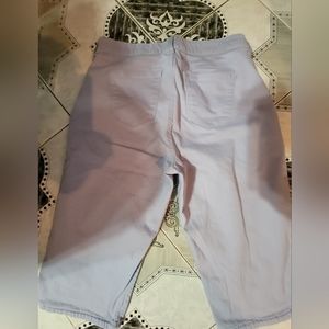 Gloria Vanderbilt Side Slit Crop Skimmer Pants 12